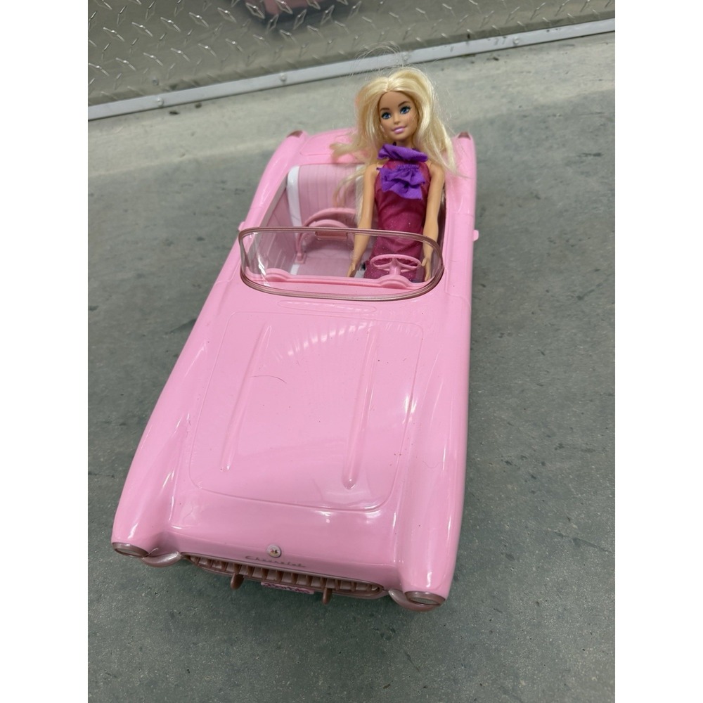 Mattel Barbie Hot Wheels RC Pink Convertible Car w/ Remote Controller HPW40